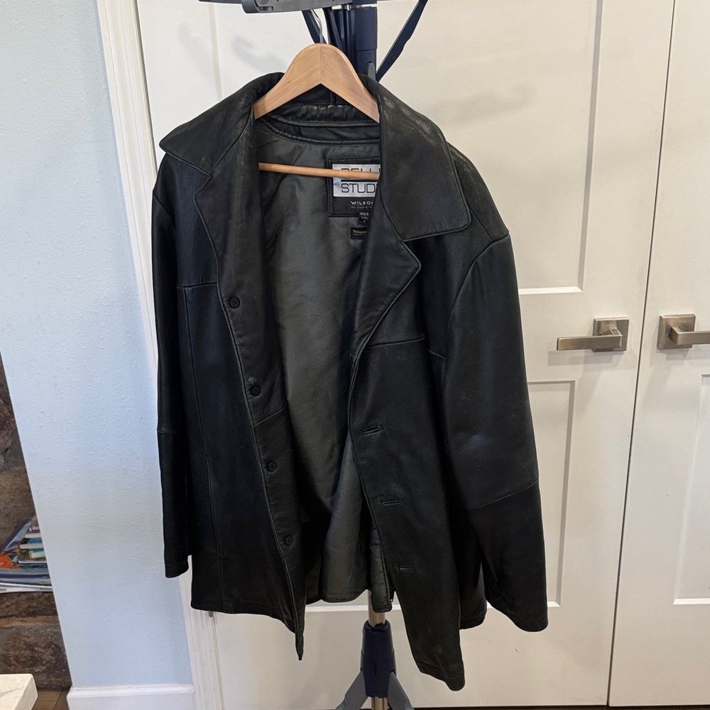 Wilsons Leather Men's Black Jacket